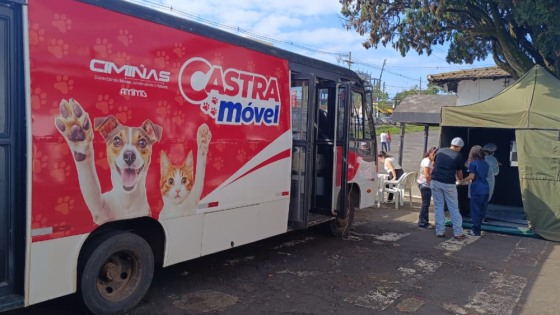 Castramóvel realiza atendimentos em Araxá e prevê 400 procedimentos até domingo (26)