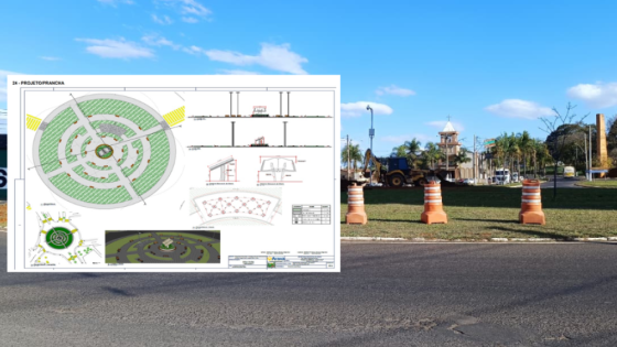 Obra de mais de R$ 1 milhão da Praça da Bíblia começa com serviços de aterramento em Araxá