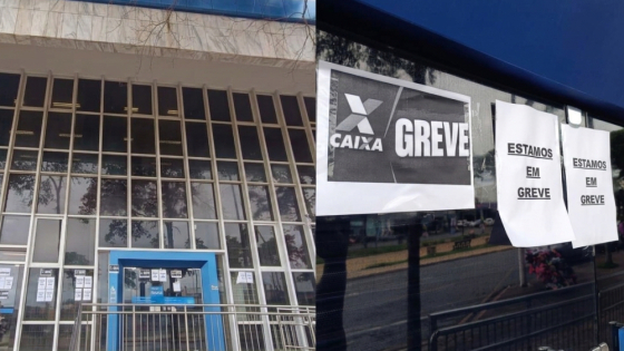 Caixa Econômica mantém greve em Araxá; Banco do Brasil retoma atendimento presencial