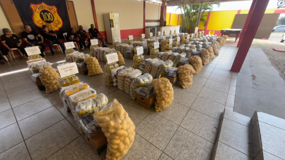 Alimentos arrecadados durante o 23º Motofest Sem Destino são destinados a entidades de Araxá